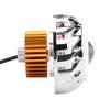 Motorcycle LED Headlight Projector Lens Dual Angel Devil Eye Head Lamp   Type Blue Pink