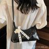 Popular Foreign Design Pearl Handbag Bag Women's 2025 New Crossbody Bag Bow One Shoulder Underarm Bag