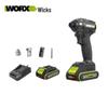 WORX 20V Бесщеточный Мини-ударный гайковерт WE280D вилка CN (адаптер в комплекте)