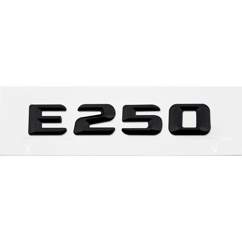 Car Tail Letter Number Emblem Sticker Rear Trunk Badge Decal for Mercedes Benz E Class E53 E55 E63 E200 E220 E230 E240 E250 E260 AX1 