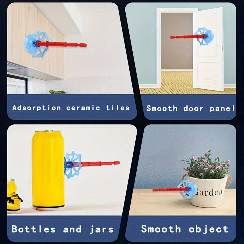 1SET Spider Web Launch Gloves - Red and Blue Hero Toys, Suitable for Children and Adults, Fun Interactive Party Games, Durable ABS Material