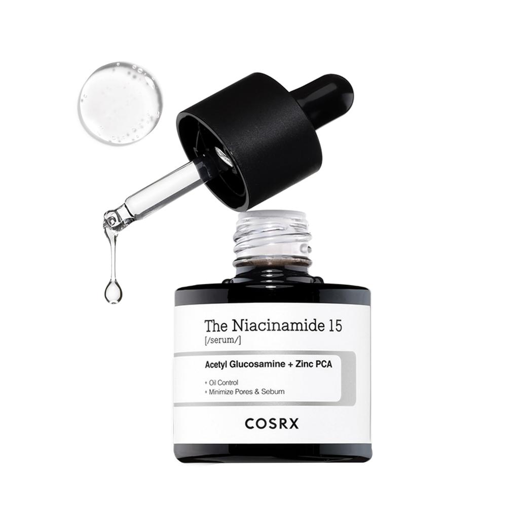 COSRX Сыворотка с ниацинамидом Niacinamide 15 Сыворотка с ниацинамидом Самое высокое содержание ниацинамида в своей линейке Problem Sensitive Basic Корейская косметика Сыворотка, 20 мл, 15%