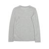 Nike Dri-Fit Серия Спортивный Стиль Жизни Вязаная Футболка с Логотипом и Буквами Тонкая с Круглым Вырезом и Длинным Рукавом Женские Топы Серый 631967-063