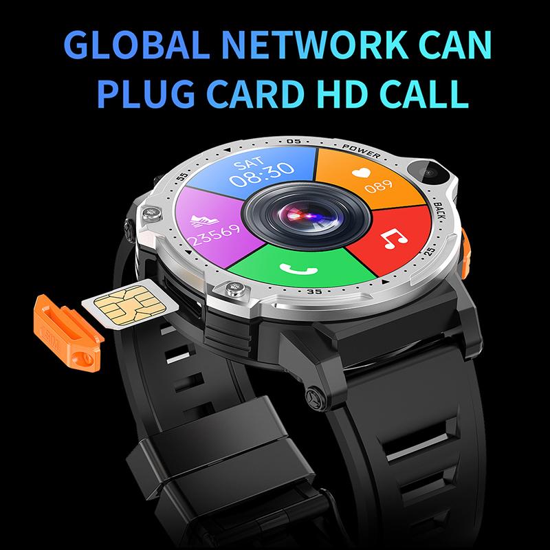 SIM Card 4G Smartwatch GPS Smart Watch 5G Card Full Netcom Built-in Google APP + Independent APP Download