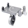 Aluminum Alloy Bicycle Phone Holder Anti Slip Handlebar Mount Bracket Rack Bike Phone Mount Scooter Mobile Phone Holder