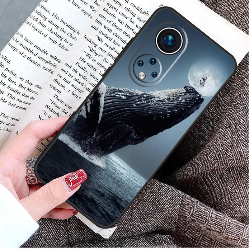 Кит Рыба Волна Море Чехол Для Honor Magic 8 6 7 Lite Honor 400 200 Pro 50 70 90 X8c X8b X9a X9c X9b X9d Win Чехол