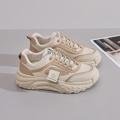 Новые стильные женские кроссовки на платформе для отдыха на открытом воздухе, вулканизированная обувь с эффектом увеличения высоты, корейский стиль, модная дизайнерская женская обувь 2025 года