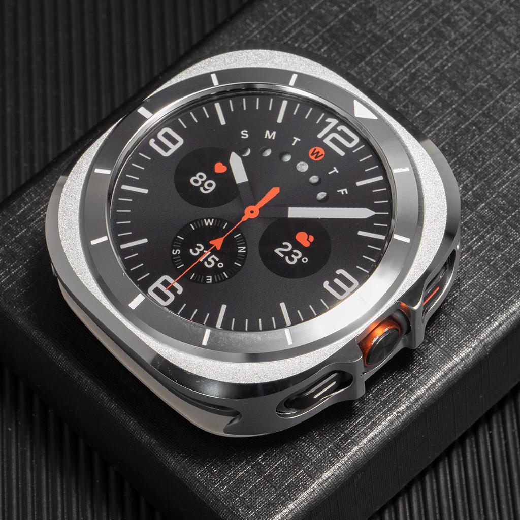 Защитный чехол из металлического сплава для Samsung Galaxy Watch Ultra 2025 47 мм Чехол для SAMSUNG ULTRA 7 47 мм Защитная пленка для экрана Аксессуары