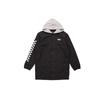 Vans Logo Printed Letter Hooded Zipper Warm Cotton Jacket Men Jackets Black VN0A5F6XBLK