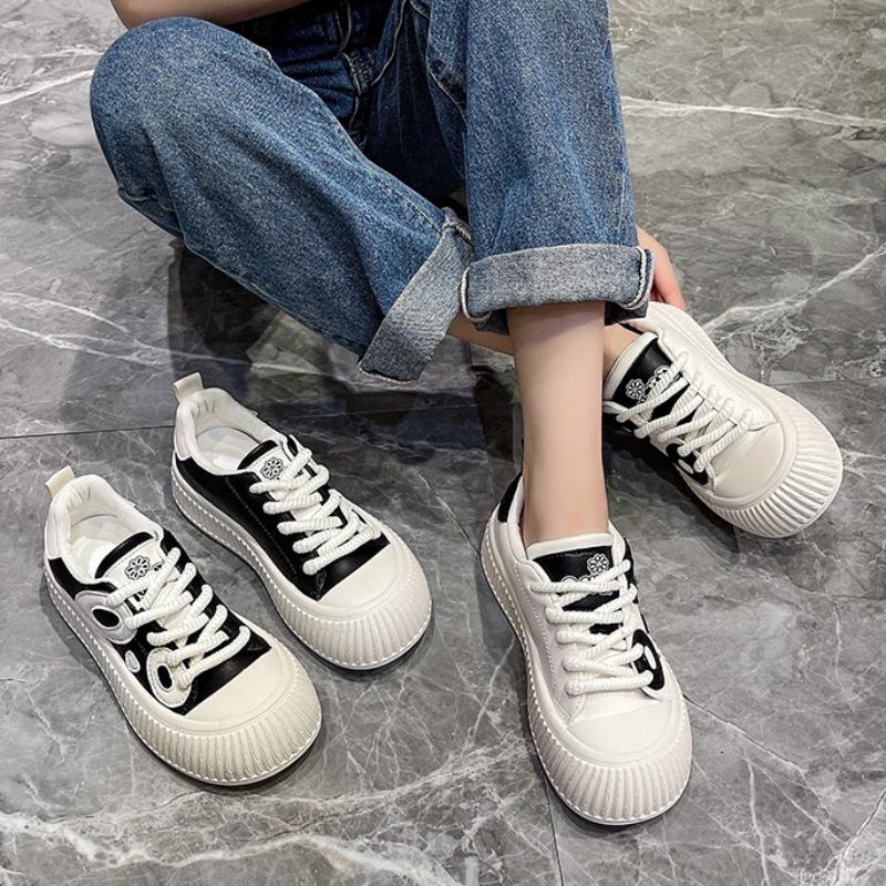 2024 Дизайнерская женская спортивная обувь Новая модная обувь с принтом на толстой подошве Удобная повседневная женская обувь на весну и осень