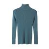 Elegant Knit Sweater For Women With High Neck Slim Fit Long Sleeve Casual Wear