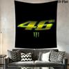 Rossi Flame Wall Tapestry Aesthetic Wall Hanging Printed Fabric Blanket Decorative Tapestries for Bedroom Living Room Home Decor