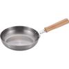 Wahei Freiz Tsubame Sanjo Iron Frying Pan 18cm IH Compatible Gas Small Mini Fried Egg Omelet Wooden Handle IH Compatible Gas Made In Japan Chitose