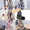 New Large Wool Plaid Shirt - Autumn/Winter Retro Korean Loose Fit, Sanded Casual Long Sleeve Jacket