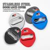 bsqrw5 For Toyota 4Pcs Stainless Steel Car Door Lock Cover Case Stickers Accessories GR sport Hilux Aygo TDR Yaris Corolla Rav4 CHR