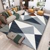 European Modern Geometric Carpet for Living Room Plush Decoration Home Nordic Non-slip Floor Mat Washable Bedroom Cloakroom Rugs