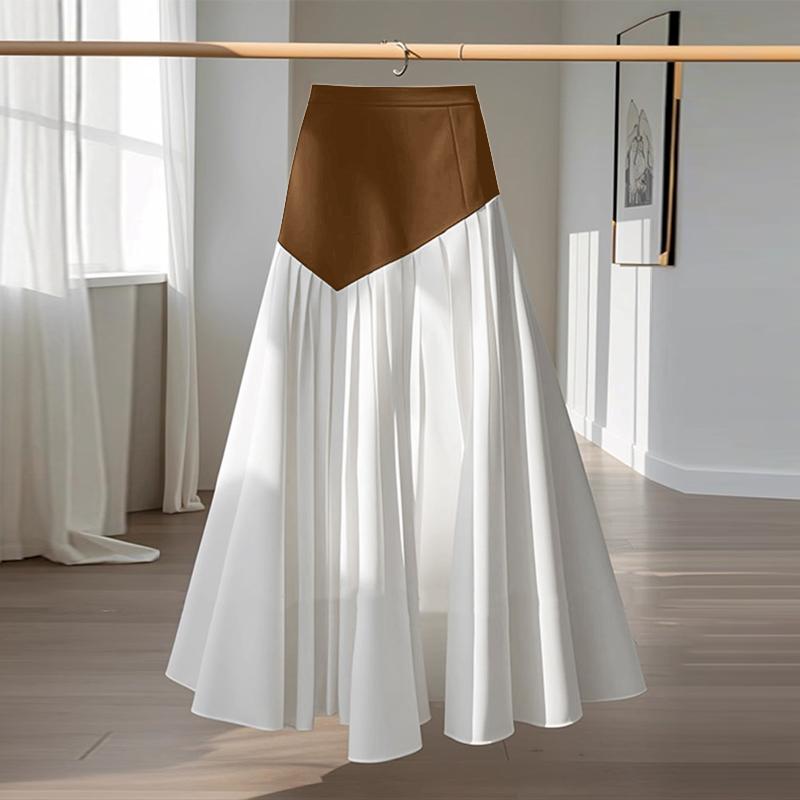VONDA Женские элегантные свободные плиссированные юбки с эластичной талией
