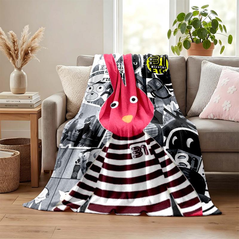 31 minutos blanket Flannel Blanket Soft Cozy Plush Throw for Sofa Bed Lightweight Home Decor