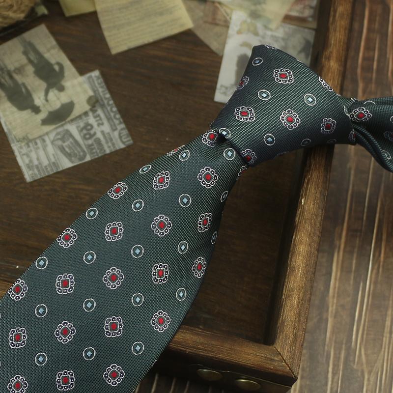 Tie Men'S Retro Coffee Wedding Stage British 8Cm Dress Professional Business Hand Blue Stripe Portuguese Music