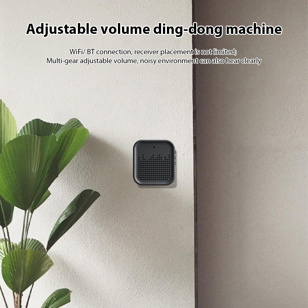 Умная камера дверного звонка с звонком, инфракрасная камера ночного видения, 2.4G WiFi, беспроводная видеокамера звонка