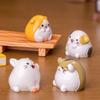 Cartoon Hamster Micro Landscape Ornaments Miniature Figurines Diy Home Decoration Car Interior Desktop Accessories Gifts