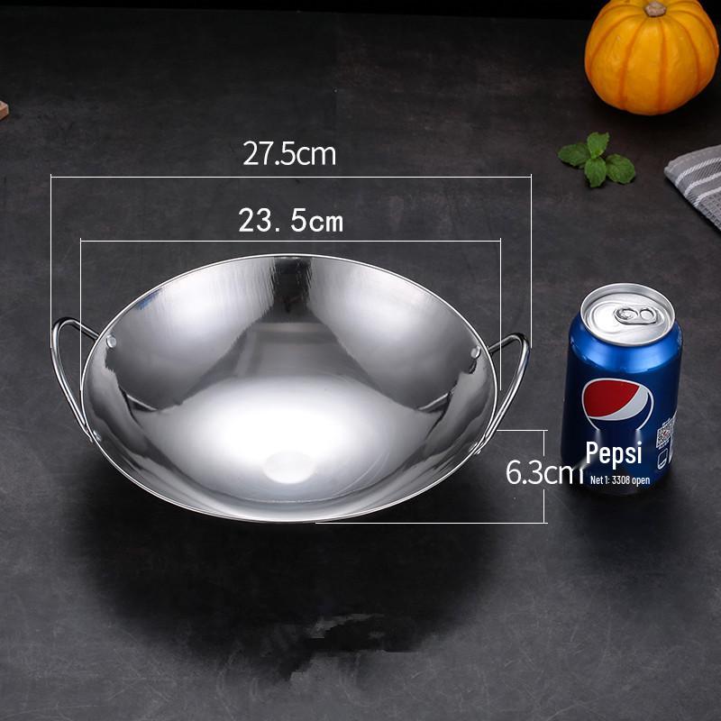 Thickened Stainless Steel Hot Pot with Alcohol Stove