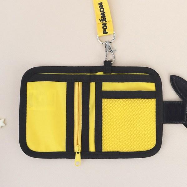 Pokemon Pikachu Children's Wallet Pokemon 2-stage Necklace Wallet