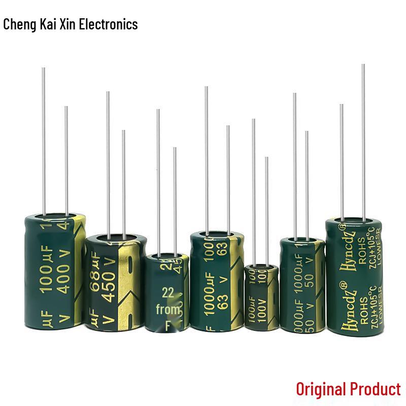 100V 100uF High-Frequency Aluminum Electrolytic Capacitor, Original & Authentic, 10x17mm, Large Quantity Available