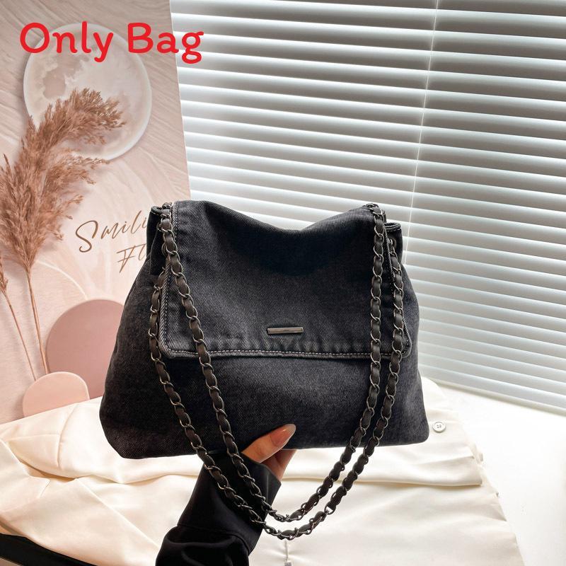 Korean Style Large Capacity Water Bucket Bag With Stitching Details For Daily Use