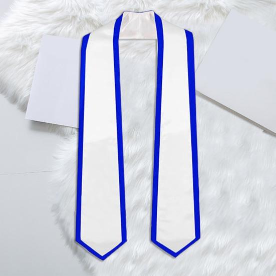 Student Graduation Ribbon 72 Inches Long Satin Graduation Strap Solid Color Smooth Border Design Ribbon Strap Parties Celebrations Accessory