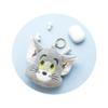 Tees Factory Плюшевая игрушка Том и Джерри с карабином, Брелок-маскот на молнии, Позитивное лицо Тома, Прибл.. H110xW150xD45мм, TJ-5546748TM