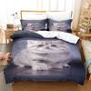 Cute Dog Bedding Set Single Twin Full Queen King Size Bed Set Aldult Kid Bedroom Duvetcover Sets 3D Print Anime Bed Sheet Set