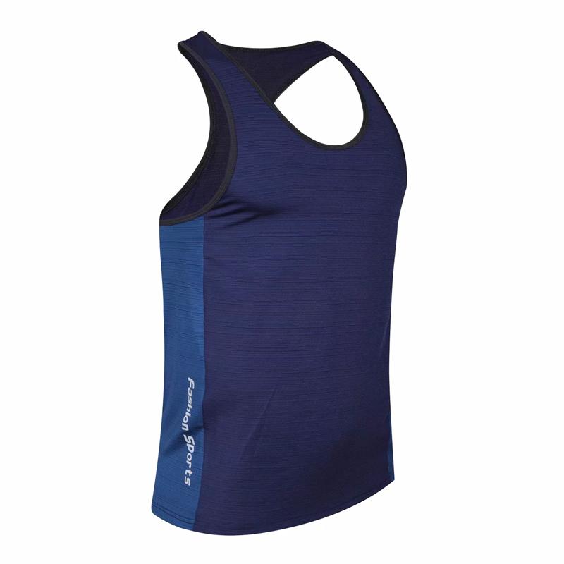 Men's Breathable Quick-drying Sleeveless Tank Sports Fitness Tops Running Basketball Vest Training T-shirt Compression Base Layer Undershirts Tee