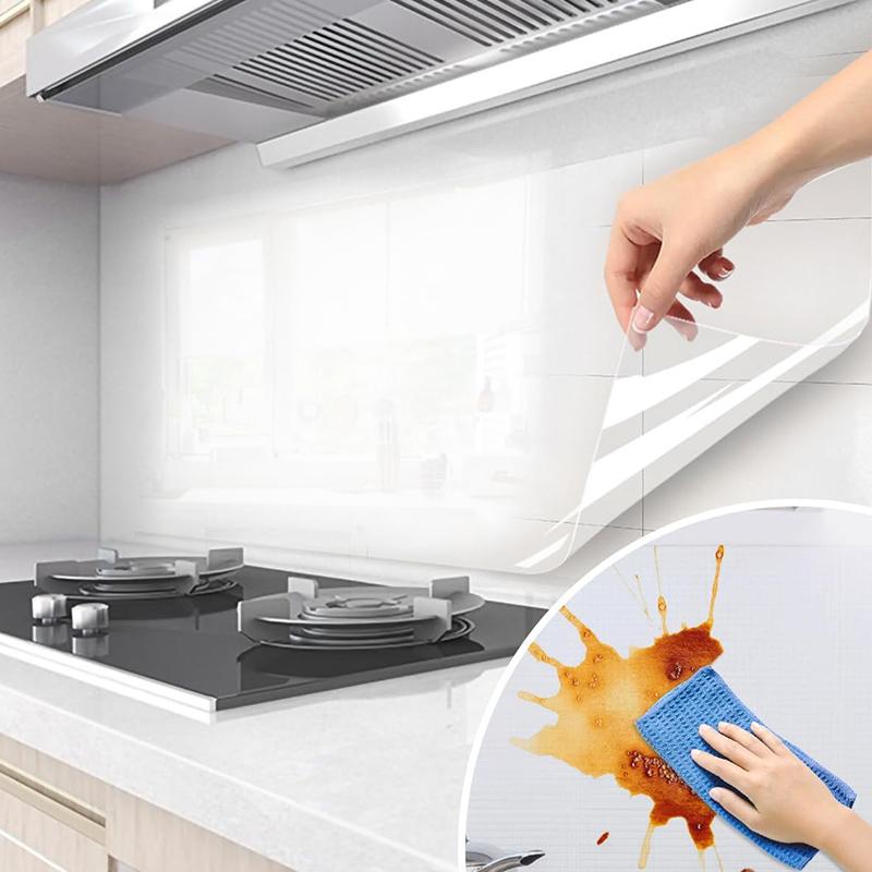 High Temperature and Oil Resistant Stickers Home Stove Tile Wall Stickers Kitchen Wallpaper Oil Paper Fume Stickers
