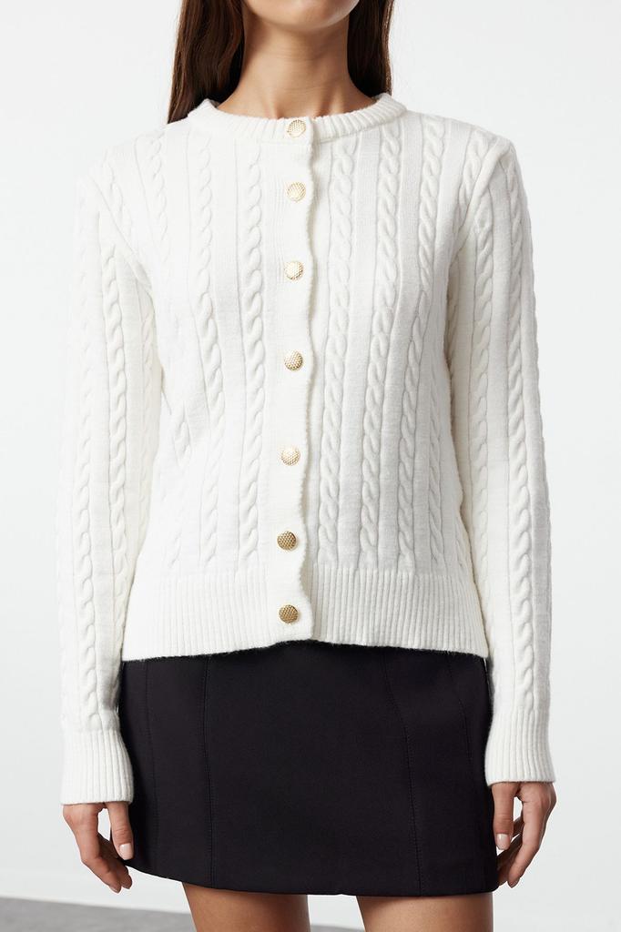 Женский модный стильный кардиган, темно-синий, пряжа премиум-класса, специальная пряжа для вязания, детальный вид куртки, трикотаж, кардиган