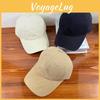 Cotton Baseball Cap With Emblem Design For Spring Sun Fashionable Protection