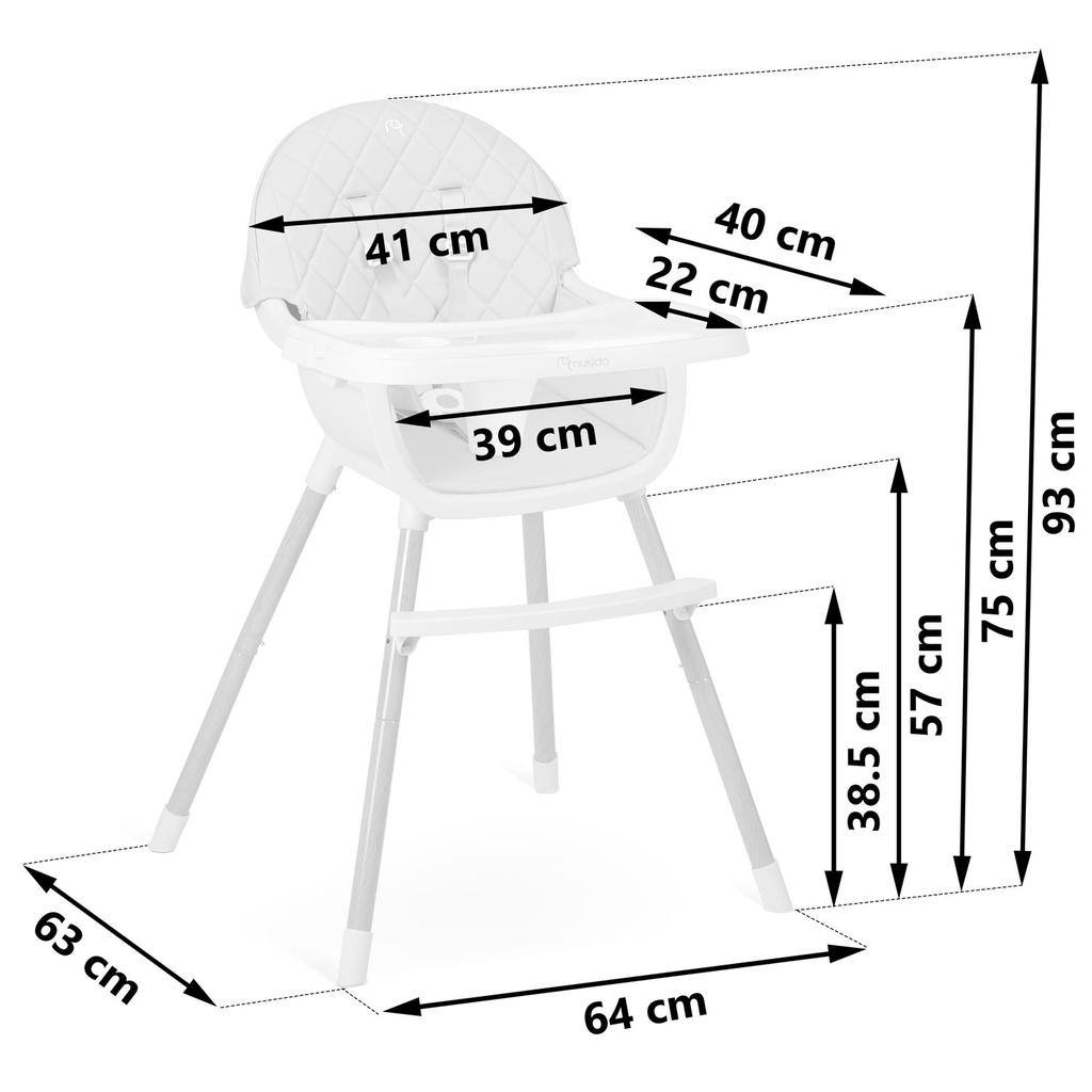 Nukido Lilo Mint Highchair