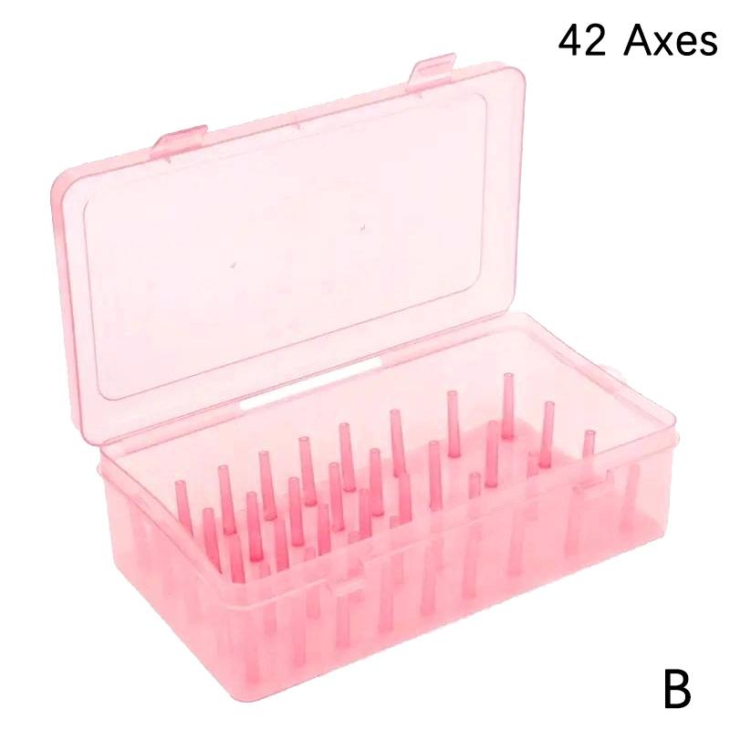 Ящик для хранения швейных ниток 24/42 катушки Органайзер для шпуль Контейнер для хранения Стеллаж для показа катушек для рукоделия