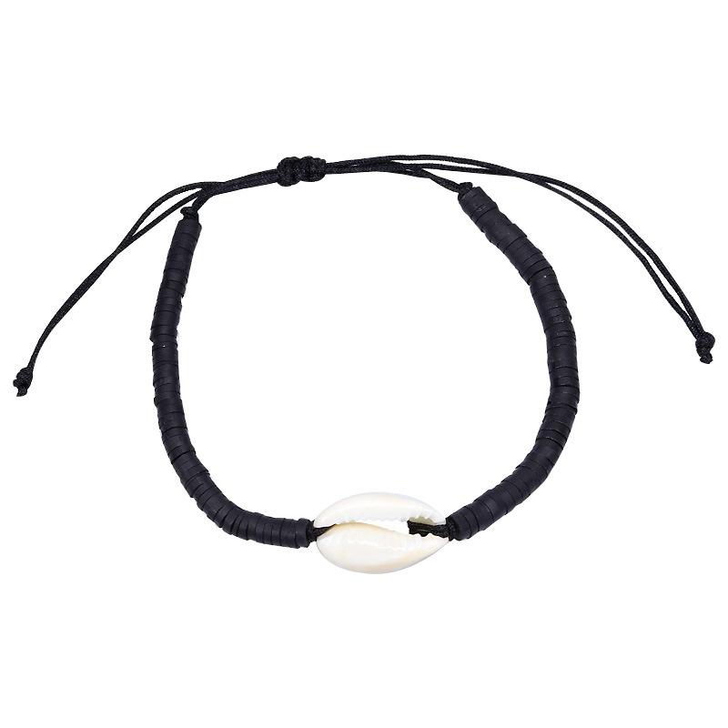 Богемный пляжный ракушка ручной работы плетеный браслет регулируемые веревочные цепочки браслеты для женщин манжеты ювелирные изделия