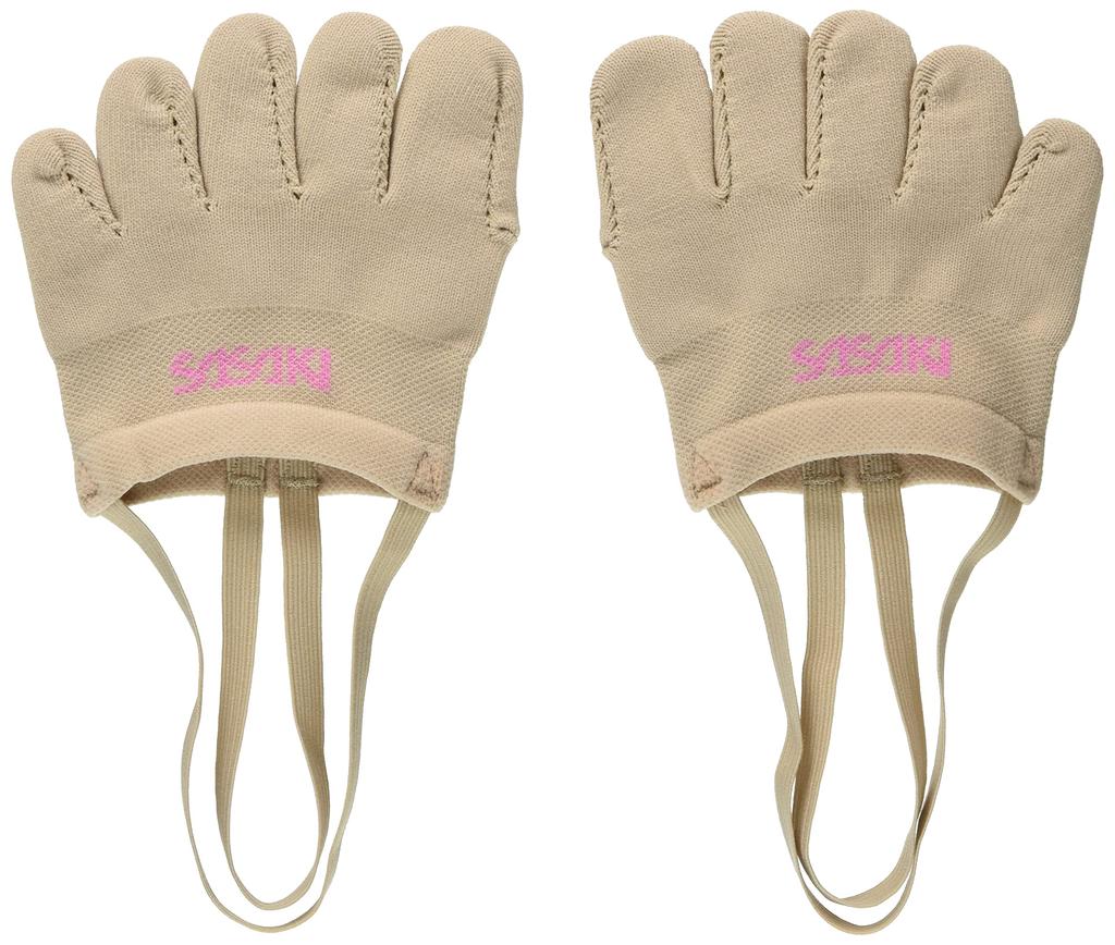 Туфли Sasaki Rhythmic Gymnastics 5 Finger Demi бежевые S 153-F5 (БЫТЬ) (19,0-22,0см)