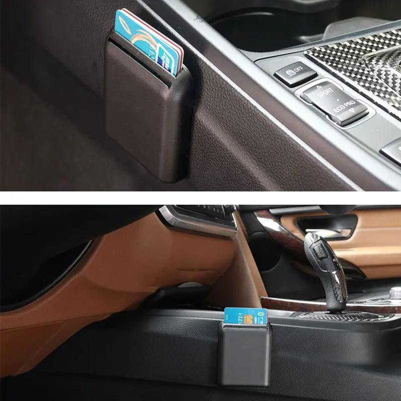 Автомобильный органайзер для хранения в щель между сиденьем и консолью, универсальный подвесной держатель для телефона, автомобильные аксессуары