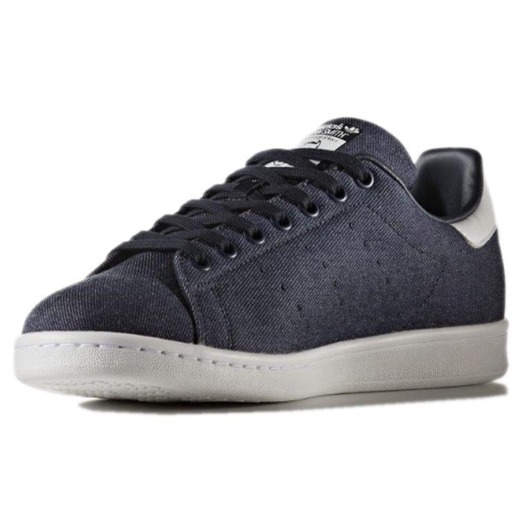 adidas Оригинальные кроссовки Stan Smith с нескользящей подошвой, прочные, с низким верхом, мужские кроссовки, синие BY9190