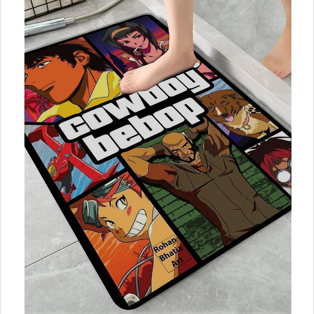 Cowboy Bebop Entrance Door Mat Nordic Style Home Doormat Bathroom-Toilet Mats Bedroom Hotel Decor Mat