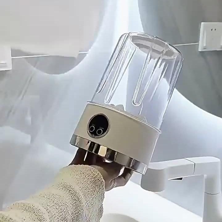 Cordless 1L Mini Washer USB Rechargeable 3000mAh 2-Speed Portable Washing Machine For Travel Socks Underwear Clothes Washing Cups