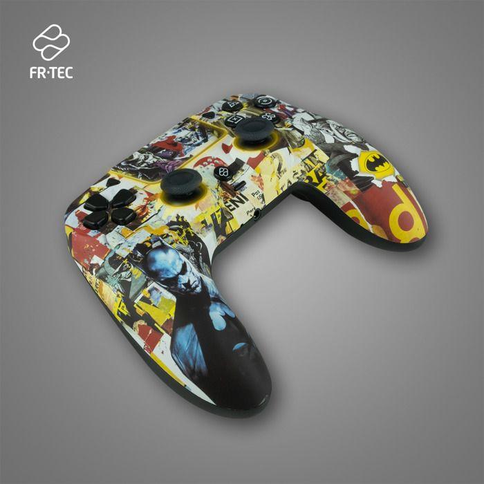 Игровой контроллер - FRTEC - BATMAN - Bluetooth - RGB светодиодная подсветка - Совместим с ПК и PS4