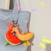 Creative Fruit Duck Stuffed Doll Pendant Wax Gourd Plush Hami Melon Duck Keyring Gift
