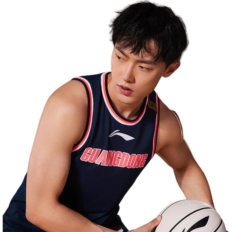 Li-Ning Баскетбольная серия CBA Guangdong Team Competition Sports Vest Men Tops AAYR443-2
