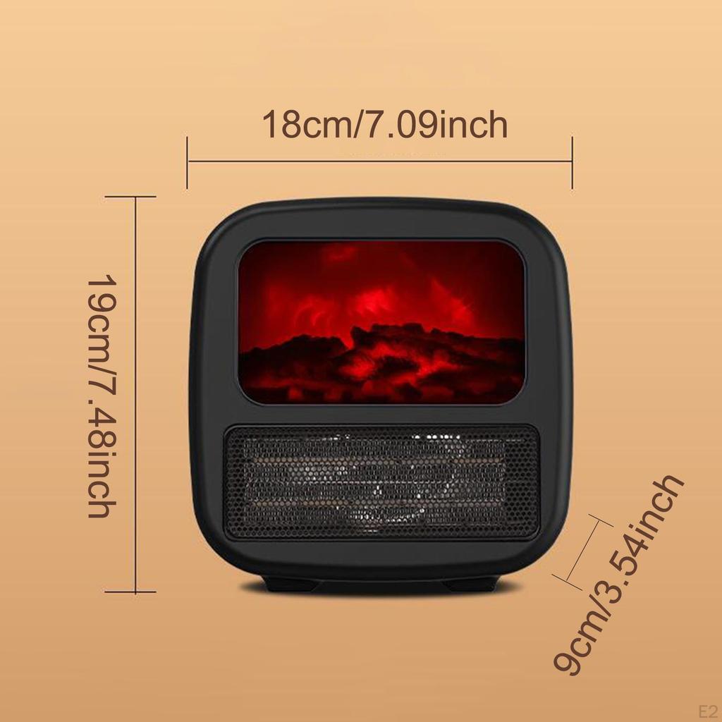 Портативный электрический обогреватель с низким уровнем шума для домашнего общежития офиса