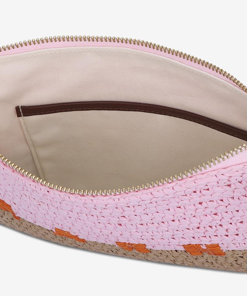 Marni Seaside Raffia Pouch Bag - Pink:Brown / Phmo0046U0P9110Zp200