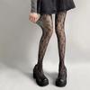Sexy Lace Lolita Hollowed Floral Rattan Mesh Stockings Bottomed Pantyhose Japanese Thigh High Hosiery Goth Long Socks Stocking